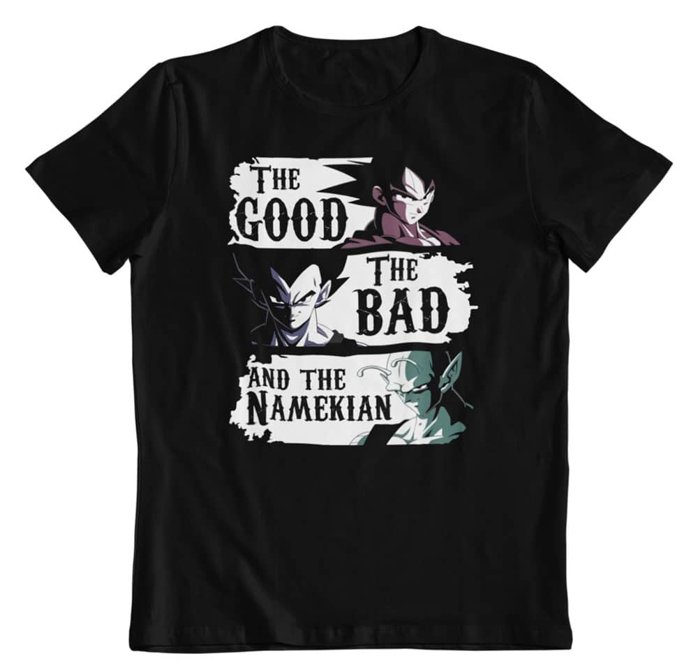 Camiseta Dragon Ball the Good the Bad and the Namekian