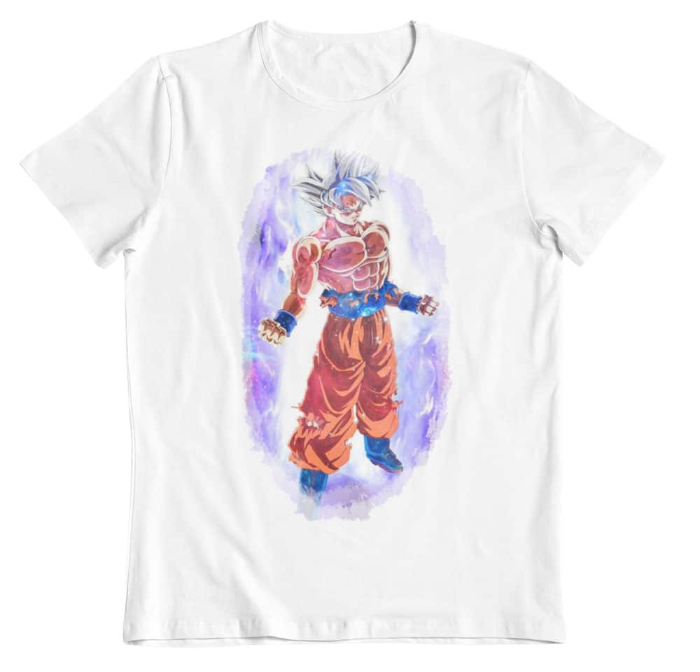 Camiseta Dragon Ball Super ultra instinto blanco