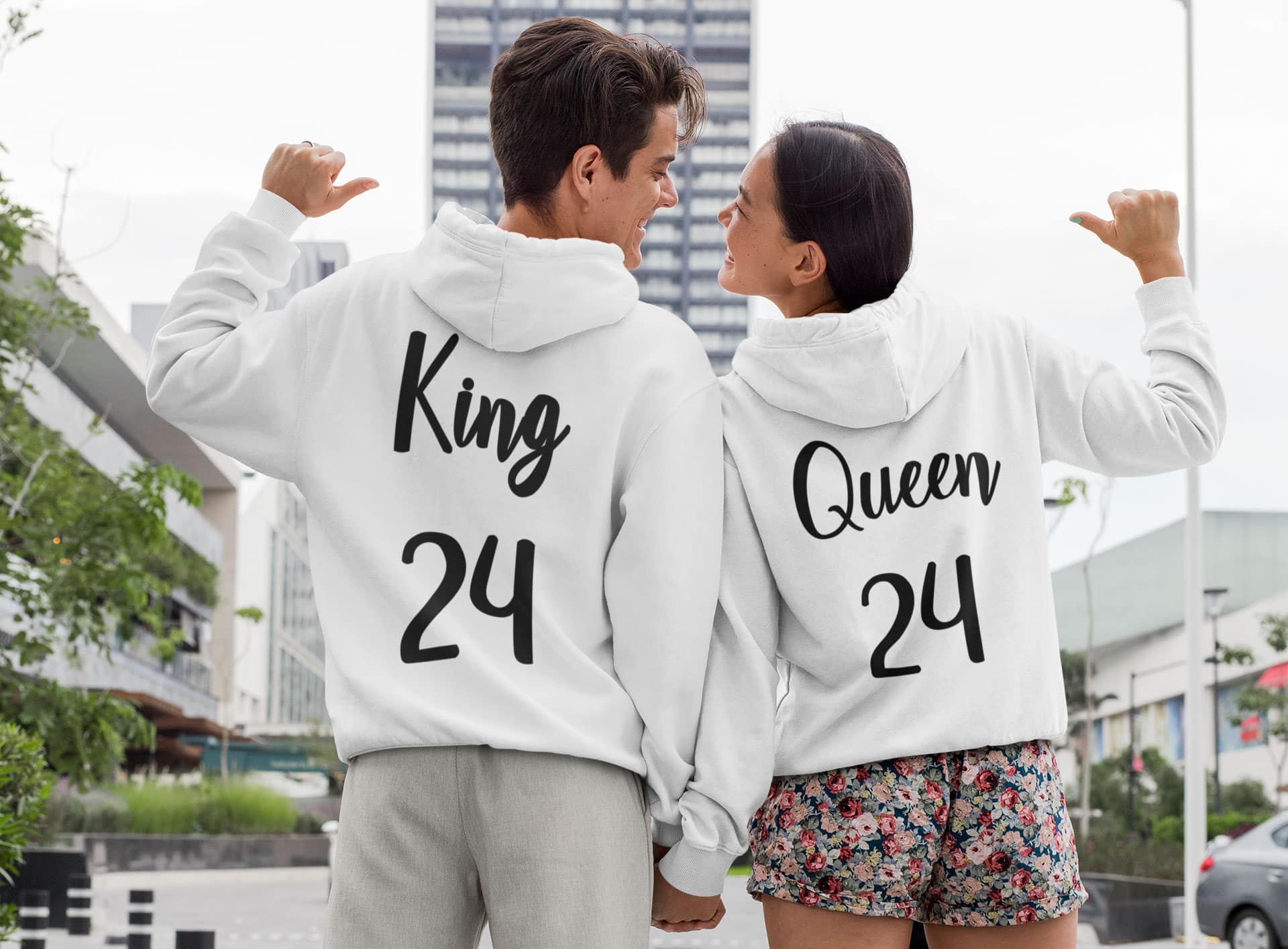 contenido intersección Caducado camisetas king y queen Regalos para San Valentín ❤️