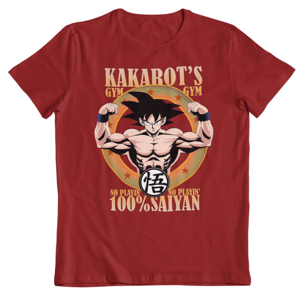 Camiseta Dragon Ball Z Kakarot Gim burdeos