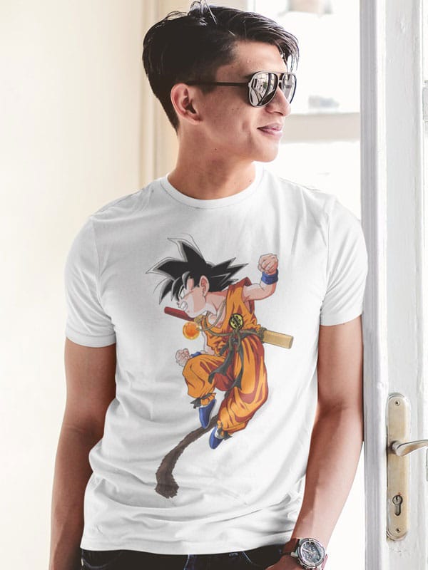 Camiseta Dragon Ball Son Goku attack modelo
