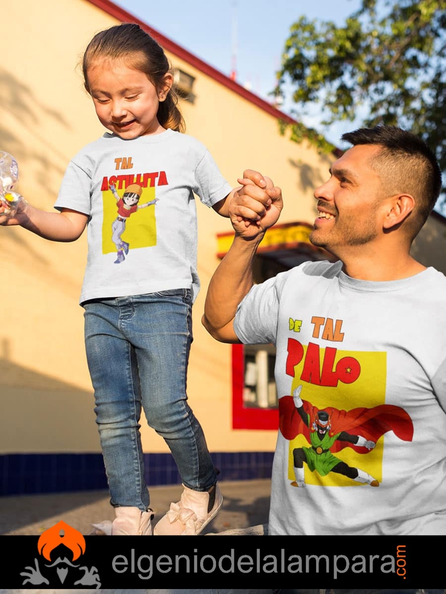 Kit camisetas padre e hija Gohan y Pan