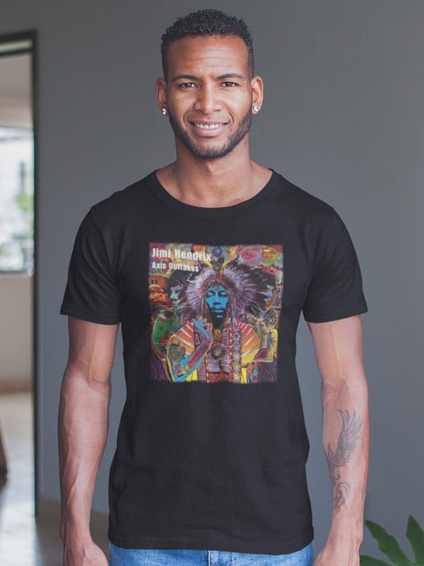 Camiseta Jimi Hendrix Axis Outtakes modelo
