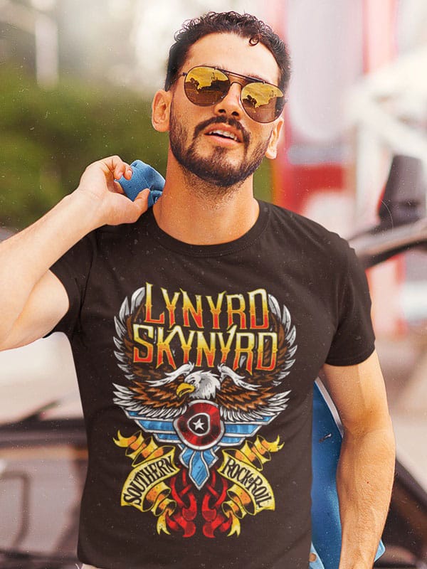 Camiseta Lynyrd Skynyrd Southern Rock & Roll modelo