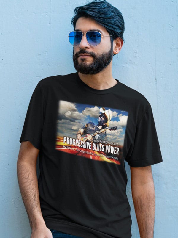 Camiseta Progresive Blues Power modelo