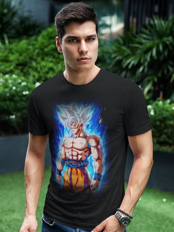 Camiseta Dragon Ball Goku ultra instinto modelo