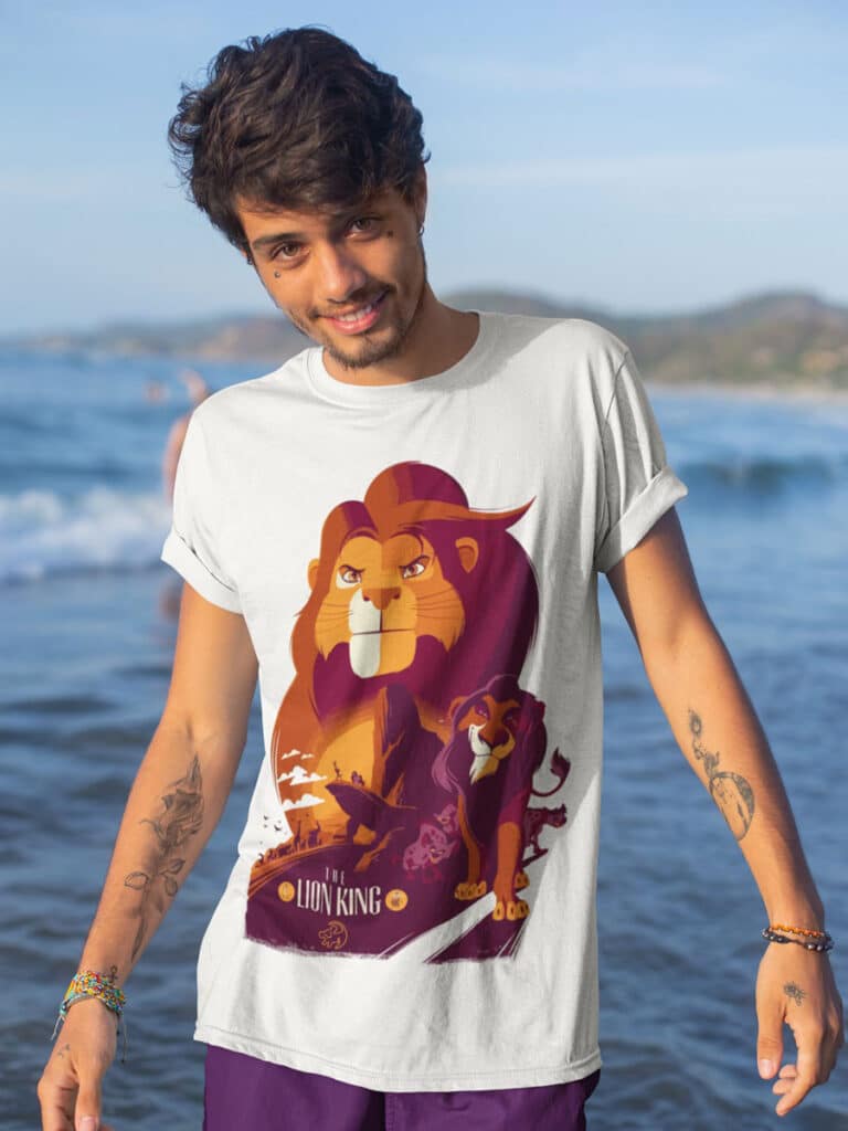 Camiseta El rey león modelo