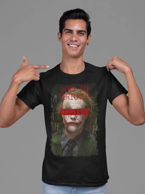 Camiseta Joker why so serious modelo