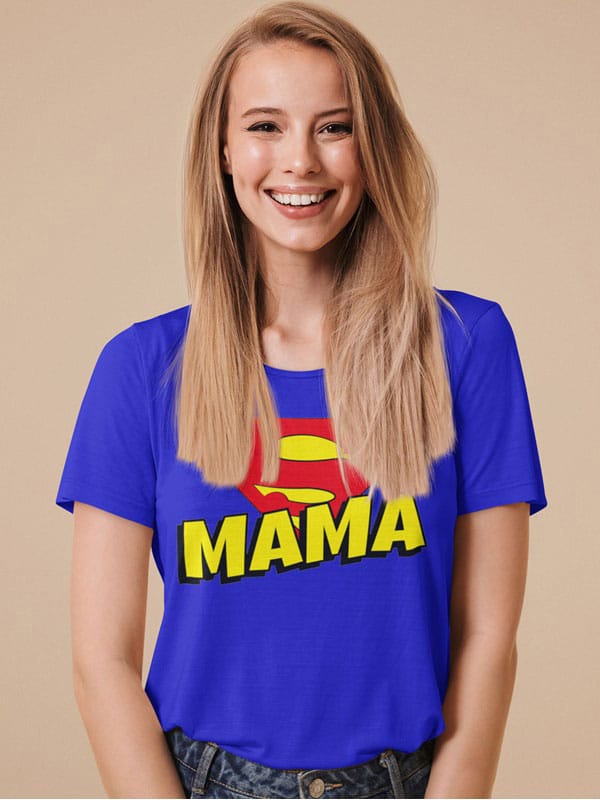 Camiseta Super mamá modelo