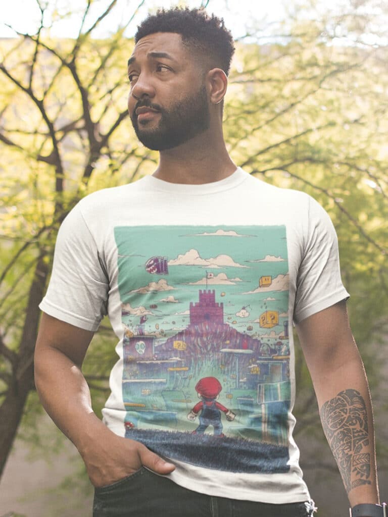 Camiseta Super Mario Bross al rescate