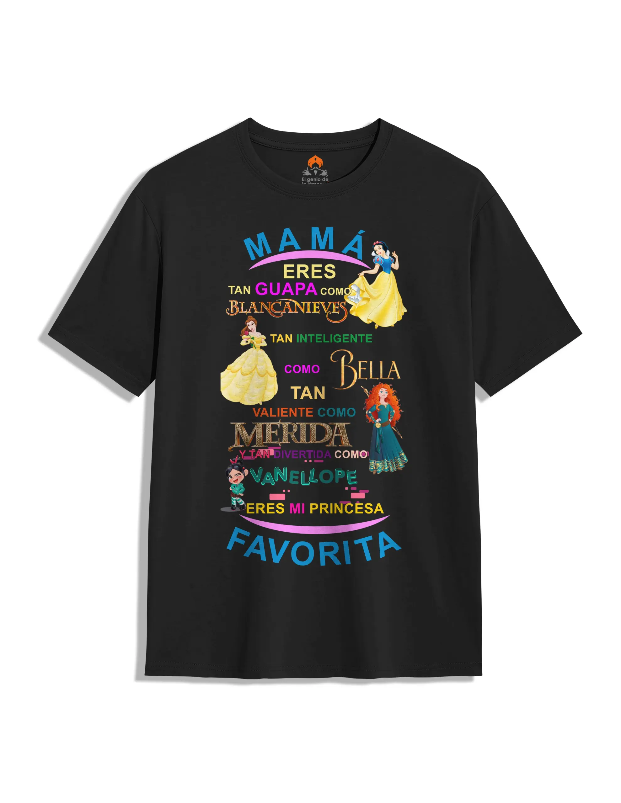 camiseta mamá eres mi princesa favorita