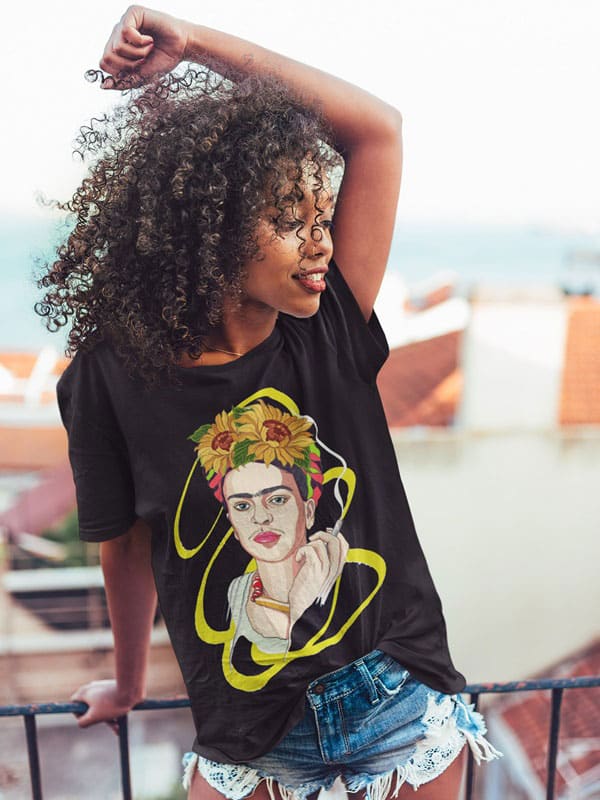 Camiseta de Frida Kahlo los más molones con Calidad ✓