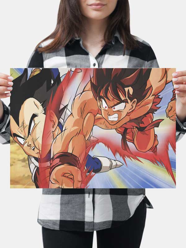 Poster Goku vs Vegeta