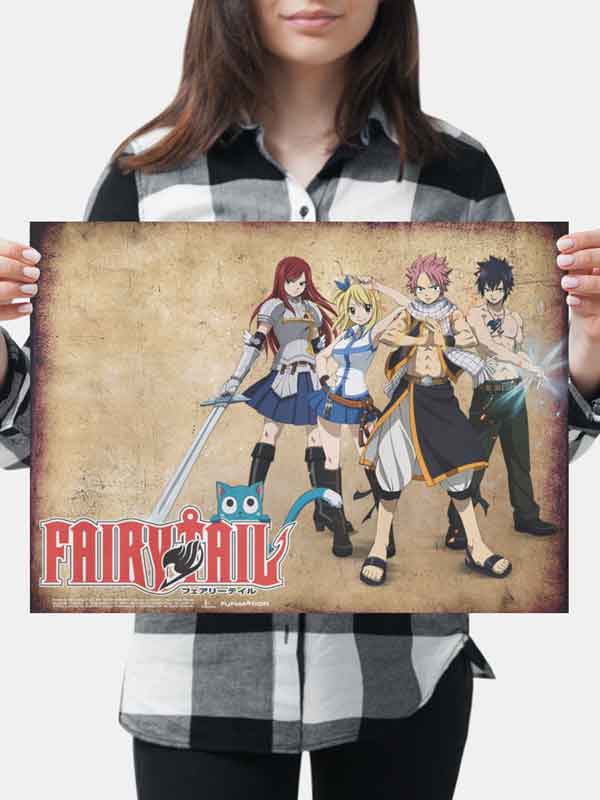 Póster Fairy Tail diseño 2