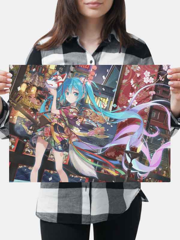 Poster Miku Vocaloid modelo 2