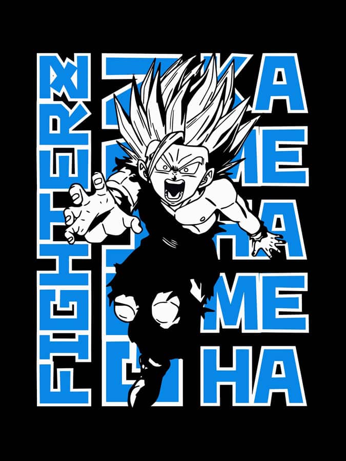 Camiseta Dragon Ball Gohan kame kame ha diseno