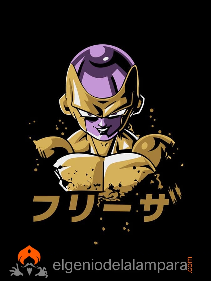 Camiseta Dragon Ball Super Golden Freezer diseno