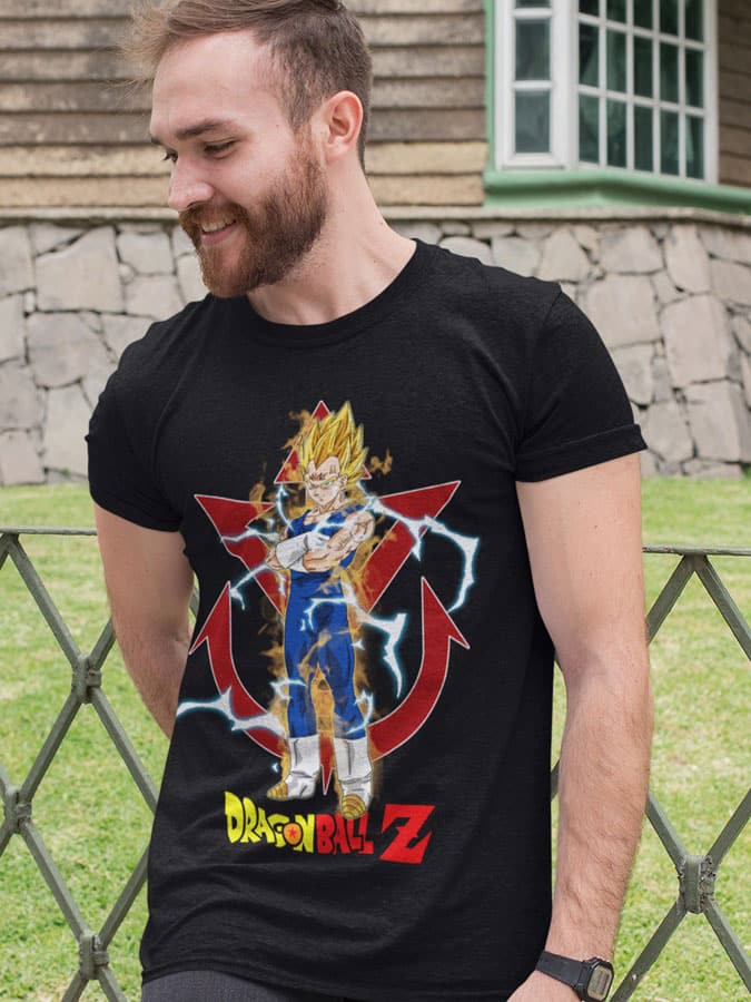 Camiseta Dragon Ball Vegeta príncipe Saiyan