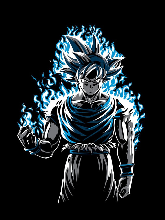 Camiseta Goku poder supremo diseno