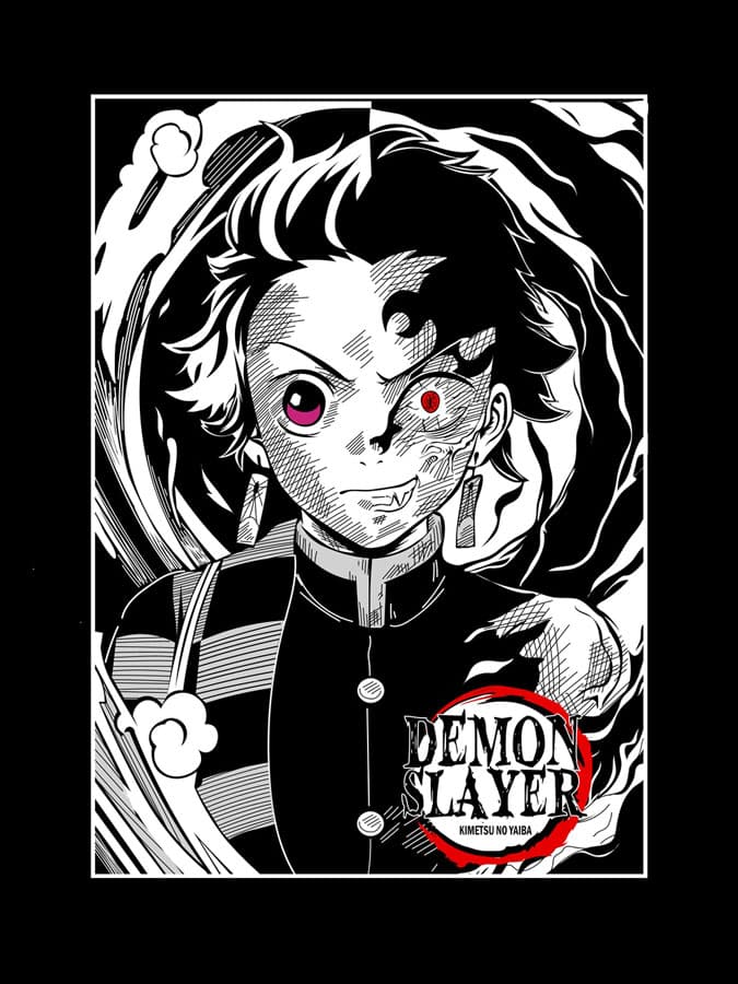 Camiseta Demon Slayer Kimetsu no Yaiba diseno
