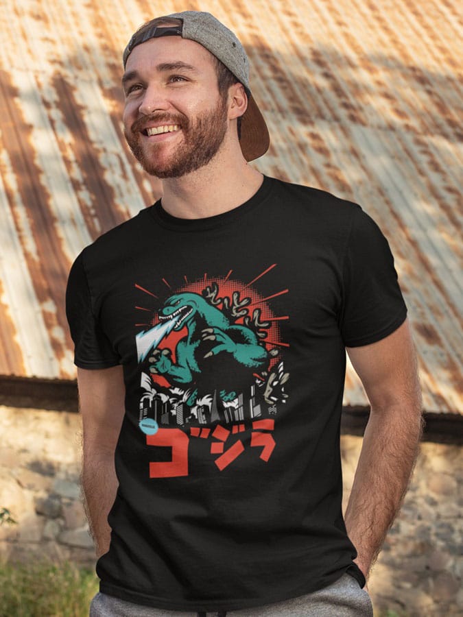 Camiseta Godzilla destruction