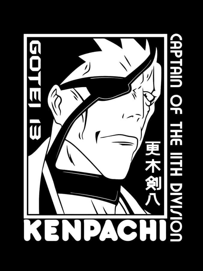 Camiseta Kenpachi Zaraki One Piece diseno