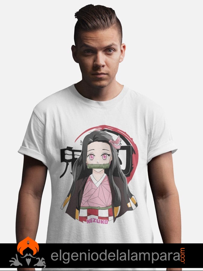 Camiseta Kimetsu no Yaiba Enmu Oni do Trem Infinito - Preto