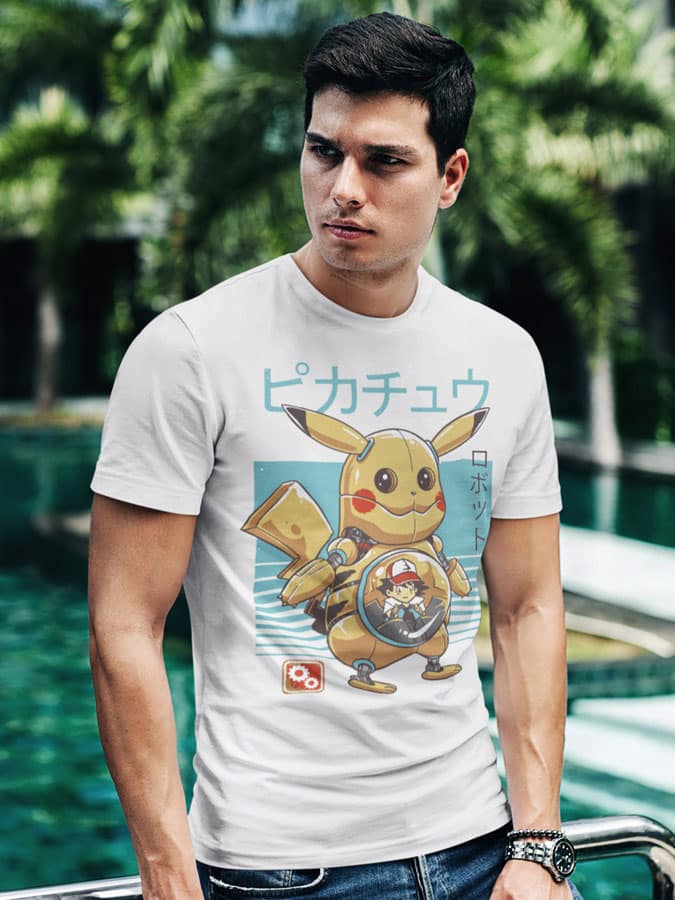 Camiseta robot Pikachu