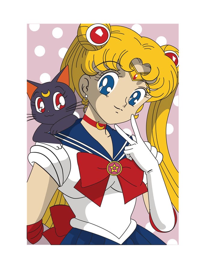 Camiseta Sailor Moon Serena Tsukino diseno
