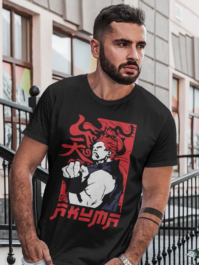 Camiseta Street Fighter Akuma