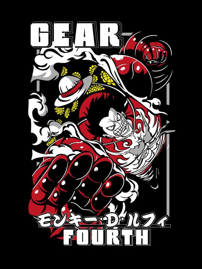 Camiseta Gear Fourth One Piece diseno