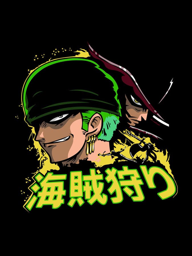  Camiseta de Roronoa Zoro One Piece