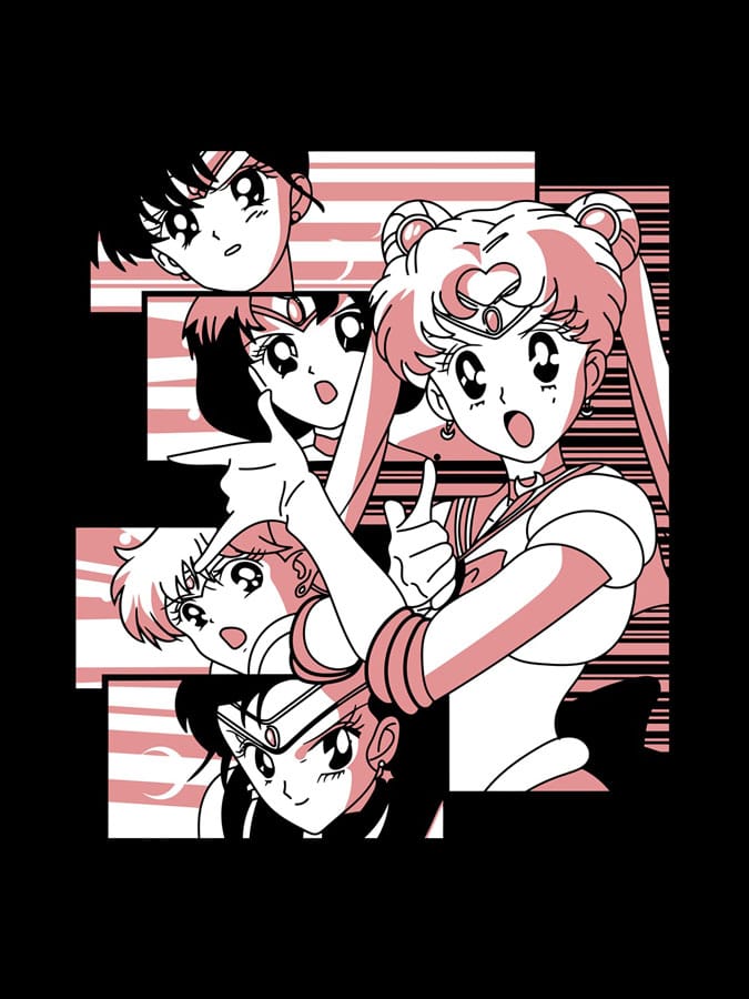 Sailor Moon guerreras diseno