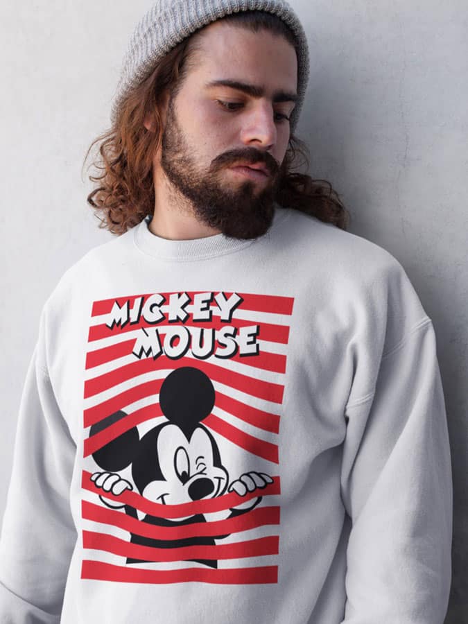 Sudadera Mickey Mouse sin capucha
