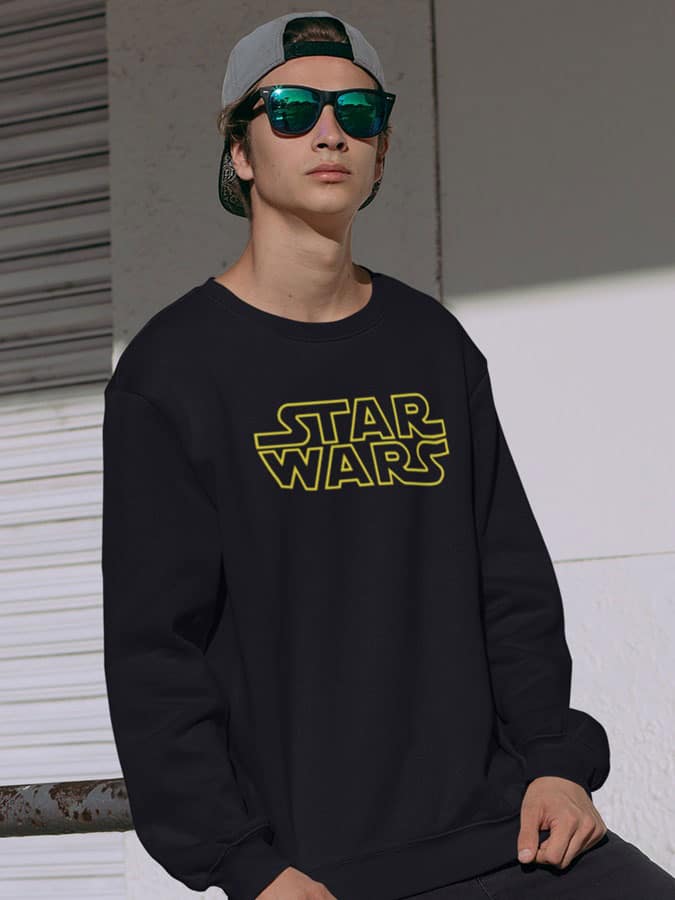 Sudadera Star Wars logo sin capucha