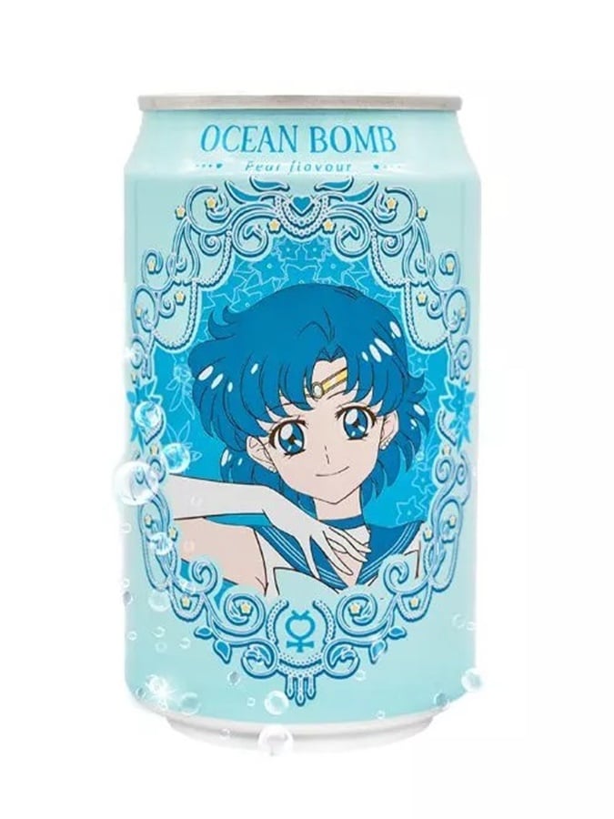 Refresco Sailor Moon Mercury sabor Pera