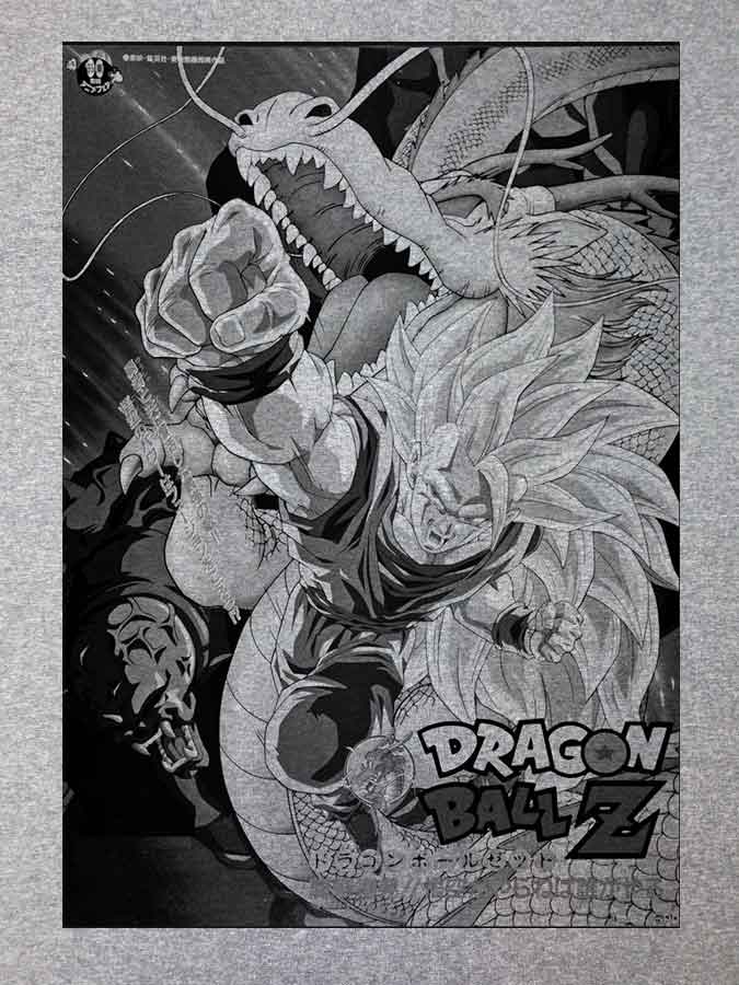 Camiseta Dragon Ball el ataque del dragón diseno