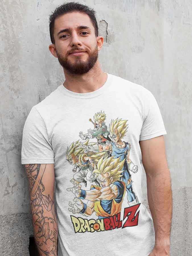 Camiseta Dragon Ball guerreros Z