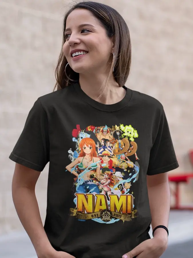 Camiseta One Piece Nami de los sombrero de paja
