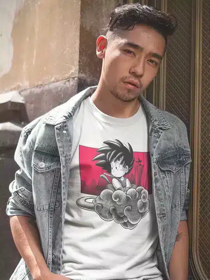 Camiseta Goku estilo comic