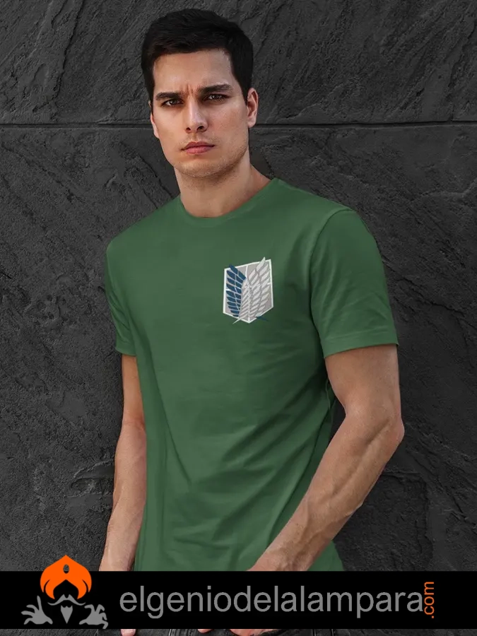 Camiseta Ataque a los titanes equipo de exploración