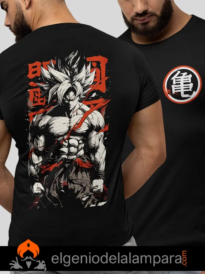 Camiseta Son Goku unleashed power