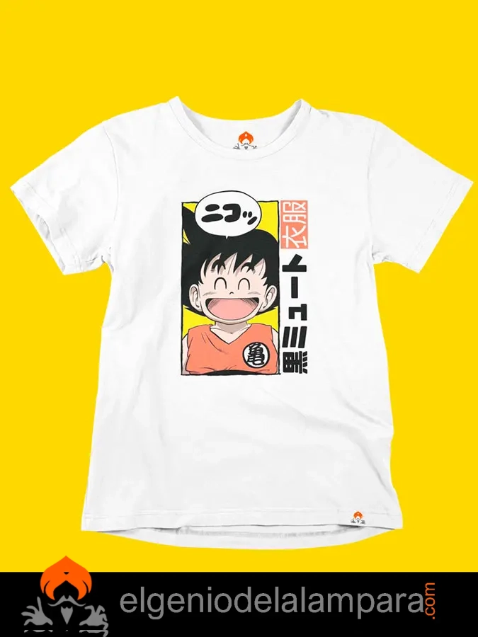 Camiseta happy Goku