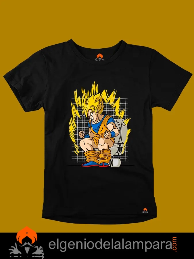 Camiseta dragon ball librando una batalla