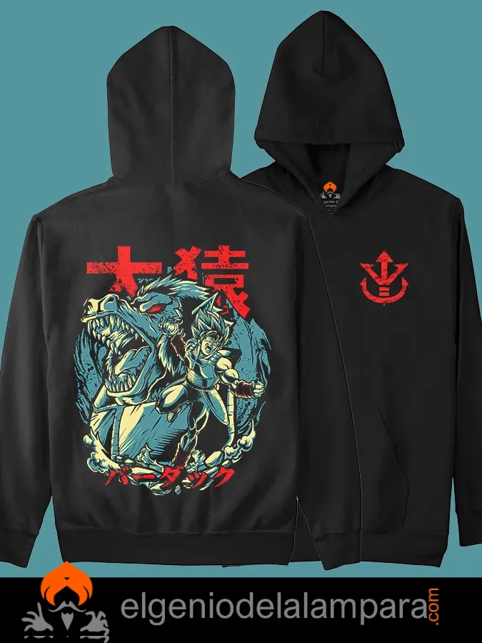 Sudadera dragon ball el Saiyan Bardock