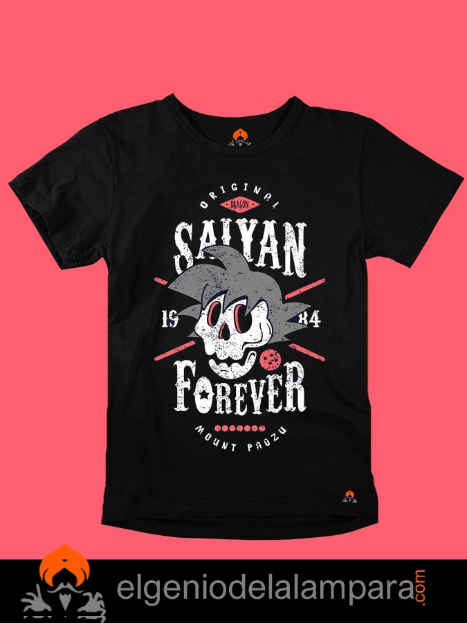 Camiseta calavera Saiyan