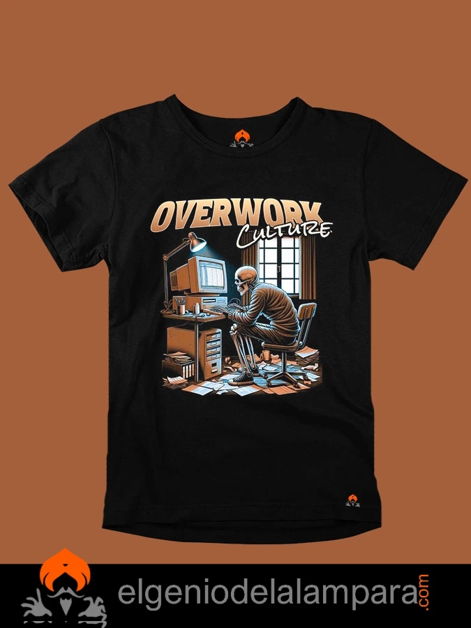 Camiseta overwork culture