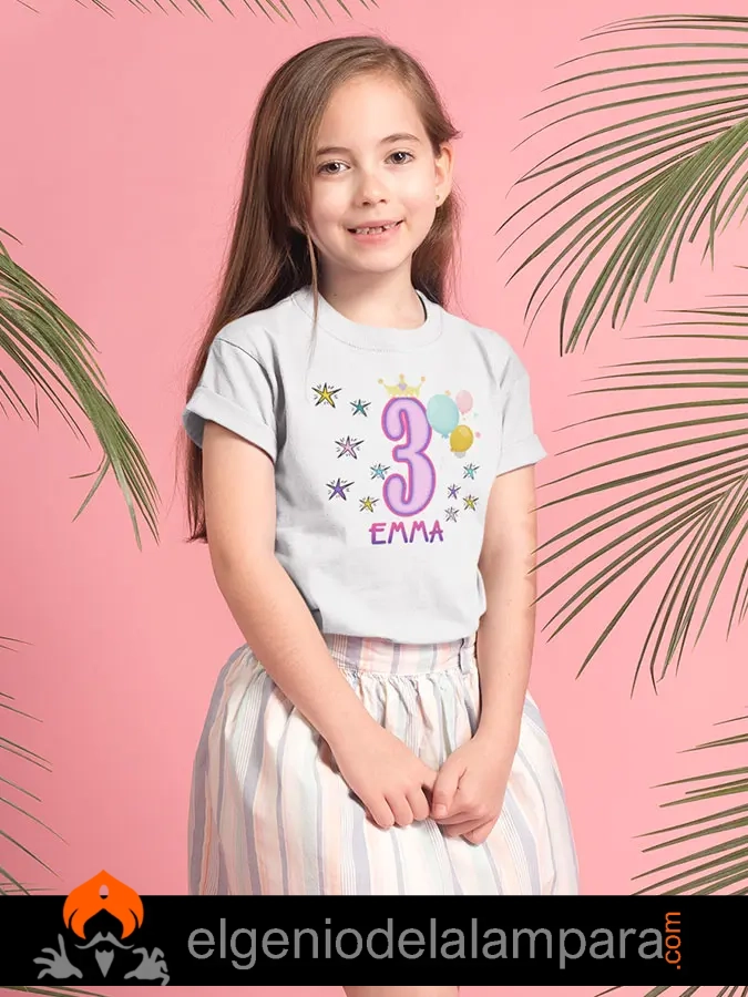 Camiseta personalizada cumpleaños