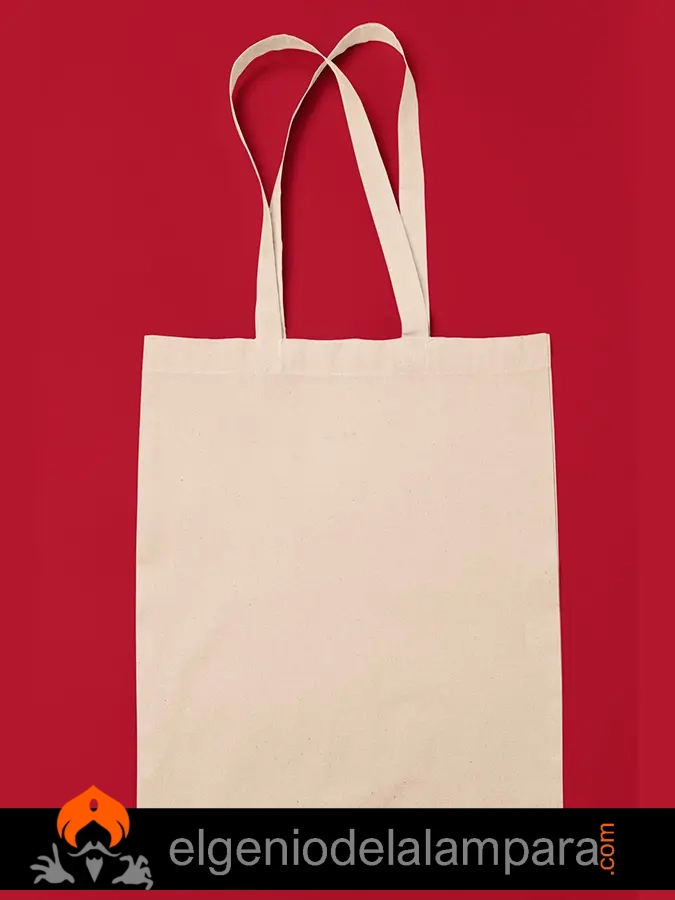 personaliza totebag de color crudo