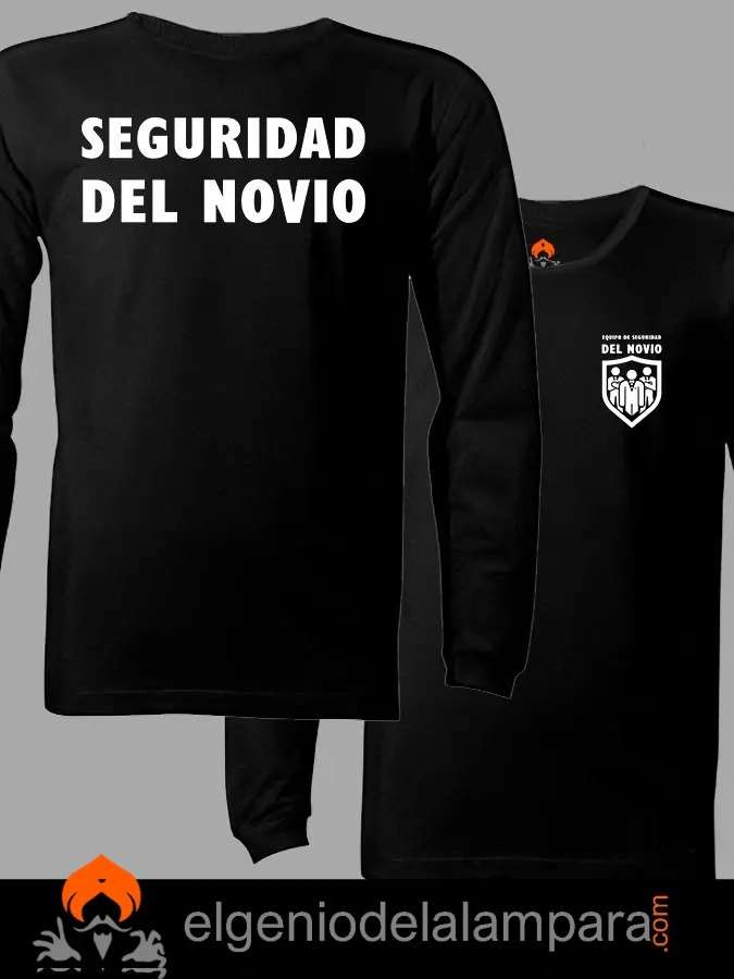 camiseta seguridad del novio